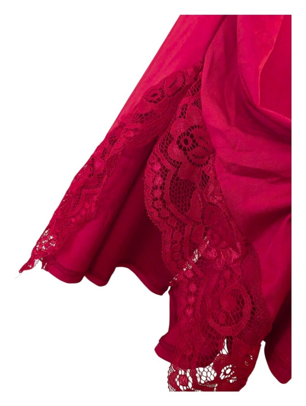 Red Lace Chemise Nightgown | Size Large | NWOT - Picture 4 of 4